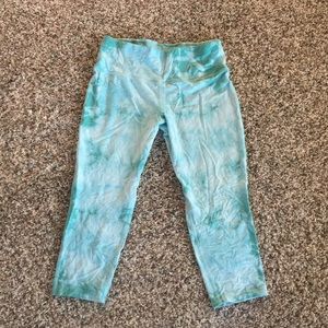 Tie Dye Cropped Leggings